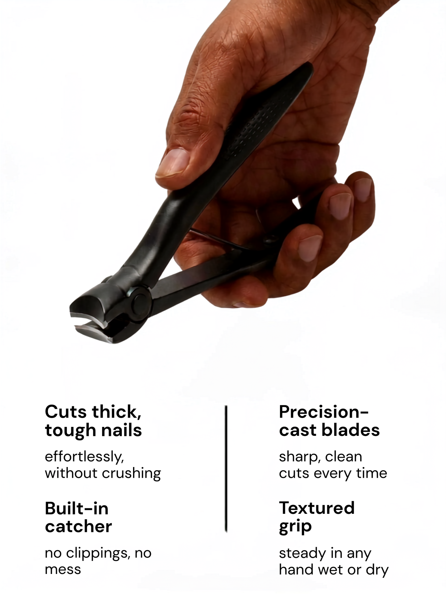 Arc Clipper™ Nail Clipper | Cuts Thick, Ridged Nails Cleanly